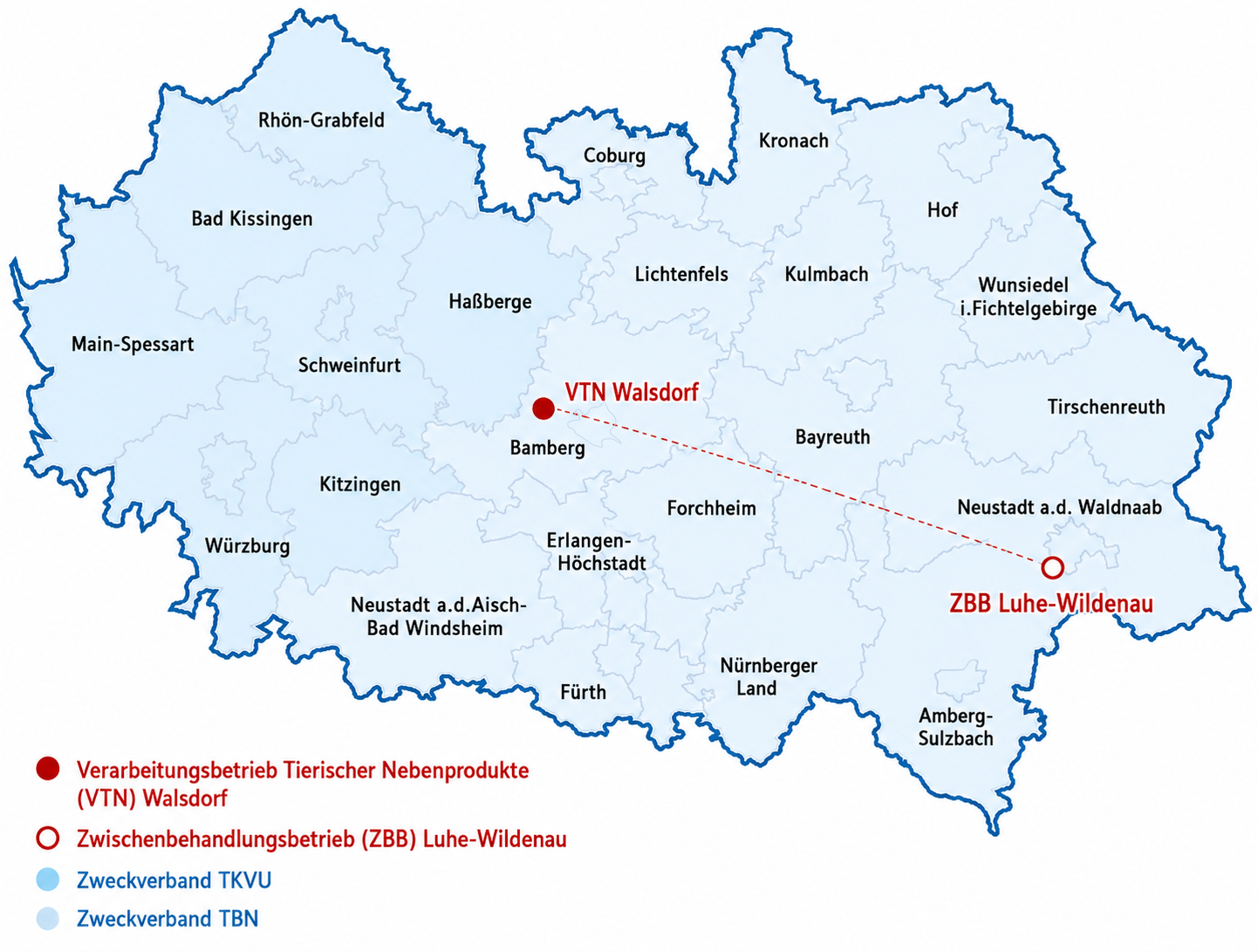 Einzugsbereich VTN